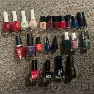 Assorted Nail Polish Collection